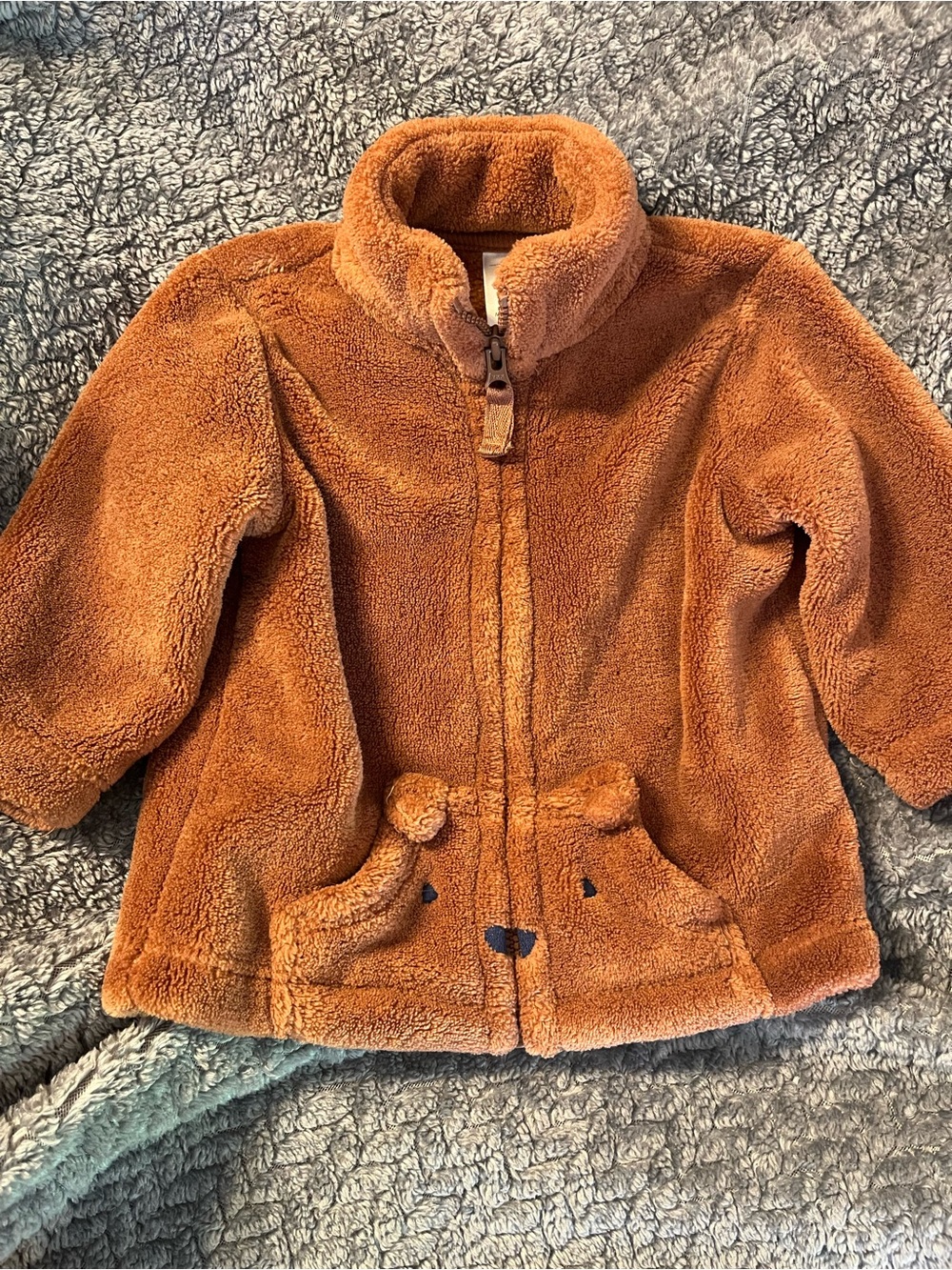 Teddy bear Brown Baby jacket (0-3M)